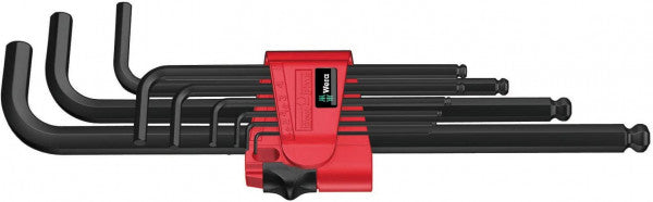 Wera 950 Pkl/9 Bm N L-Key Set, Metric, Blacklaser 950 Pkl Bm 1 X 1,5X90; 1 X 2,0X100; 1 X 2,5X112; 1
