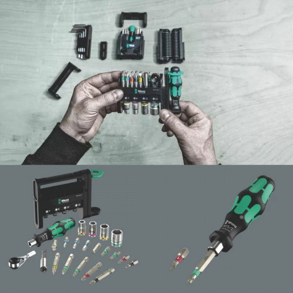 Wera Tool Check Modular 1 Bits-/Hylssats, 21 Delar