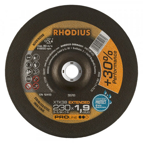 Rhodius Kapskivor Xt38 / Xtk38 Inox 25pack