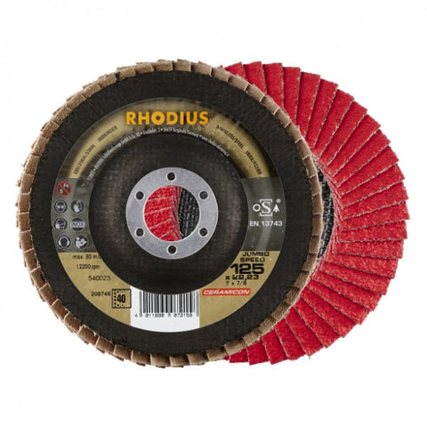 Rhodius Ceramicon Inox Jumbo Speed Lamellslipskiva 10pack