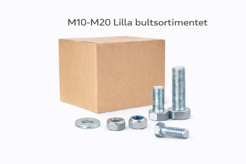 M10-M20 Lilla bultsortimentet Hel/delgängat 57KG!