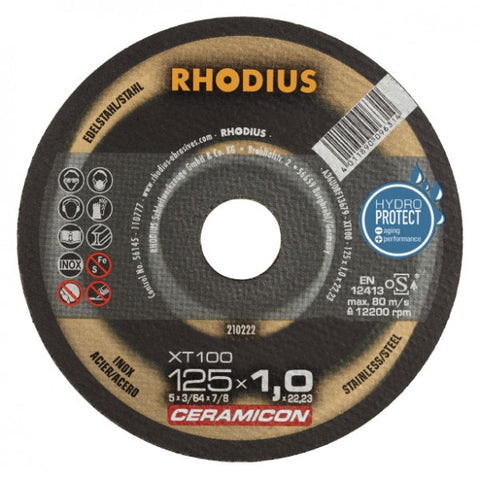 Rhodius Kapskiva Xt100 Ceramicon Inox 25pack