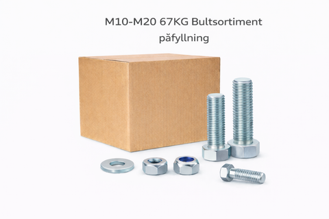 M10-M20 67KG Bultsortiment påfyllning